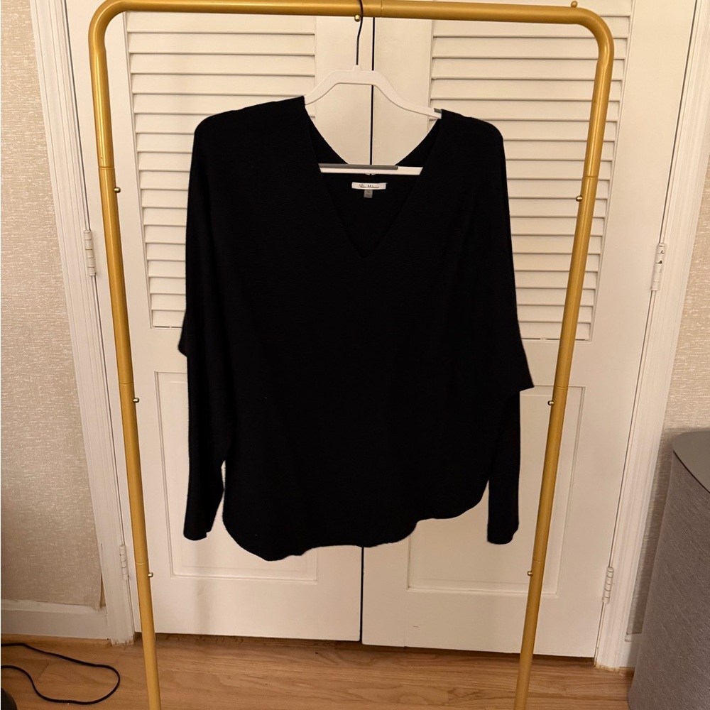 Classic Black V-Neck Sweater